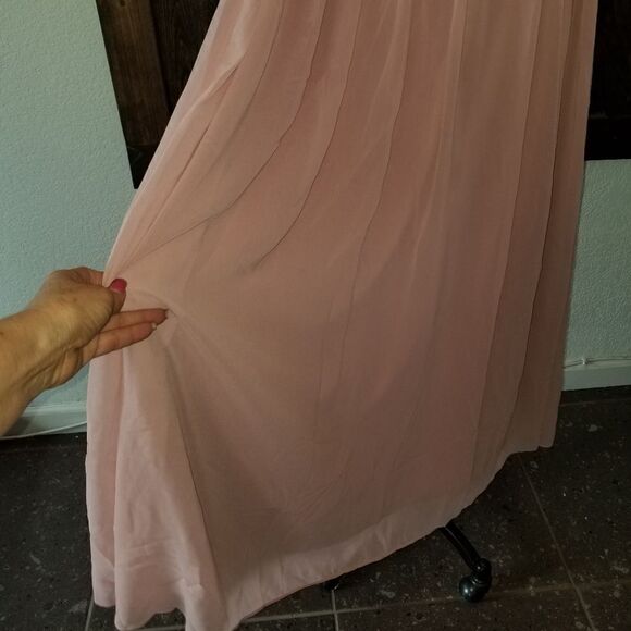 Dresses for Women Floral Lace Bodice Ribbon Waist Pleated Prom Dress Nwt Large - Picture 10 of 13